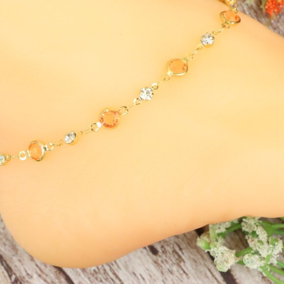 "Dainty Anklet for Women – Elegant Everyday Jewelry & Perfect Gift | MLCRC1418 - Picture 8 of 10